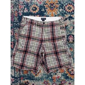 Polo‎ Jeans Company Ralph Lauren Madras Plaid Shorts Men's Size 32